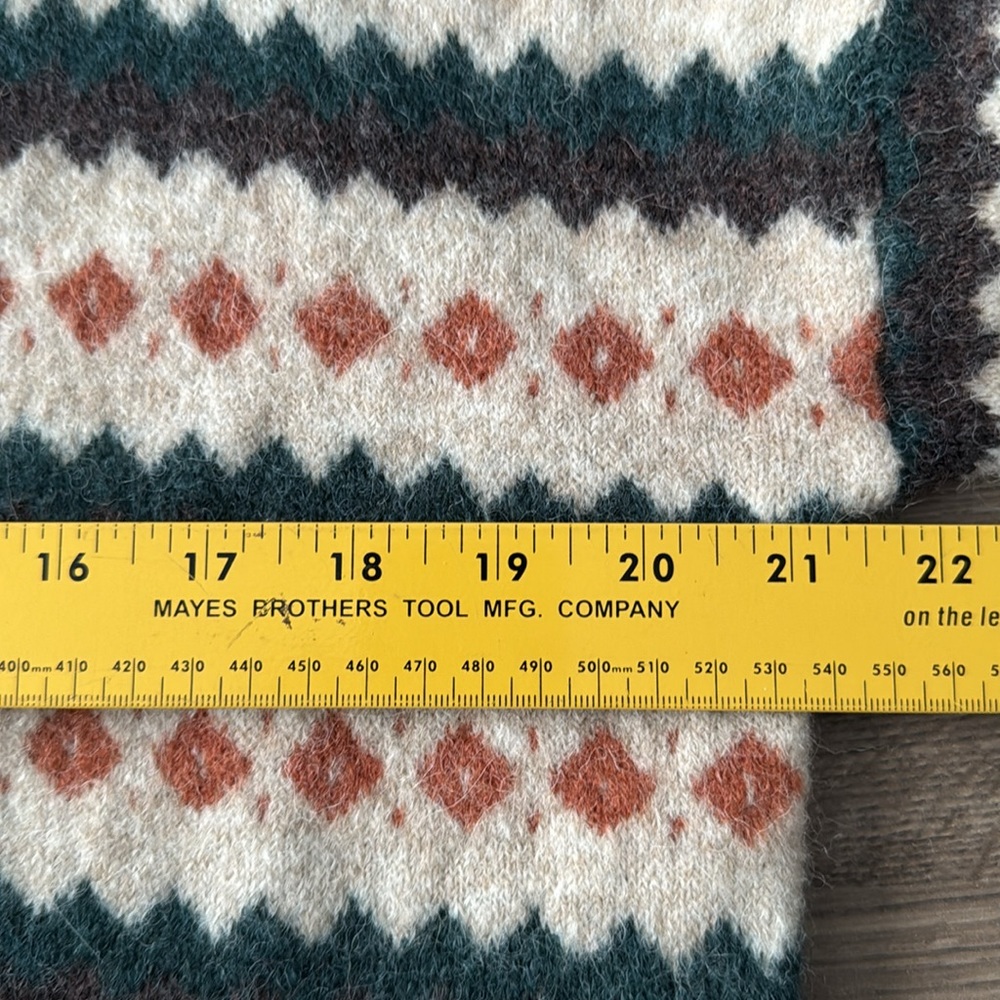NWT Madewell Harland Fair Isle Cardigan Sweater in Sz X-Small - Picture 14 of 16